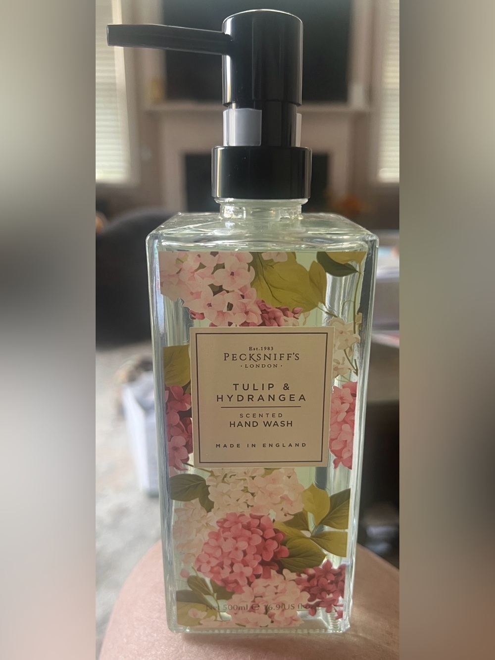 Pecksniffs Tulip & Hydrangea Scented Hand Wash - Pink Floral